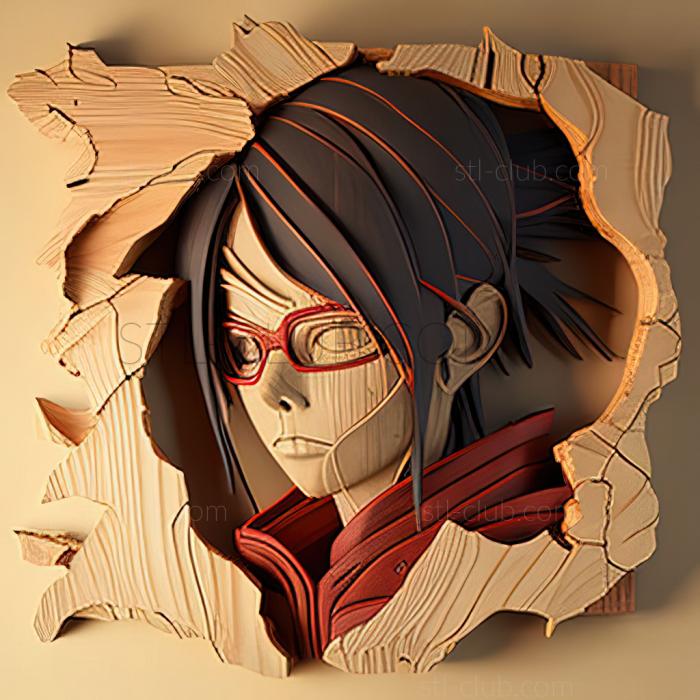 3D model Sarada Uchiha FROM NARUTO (STL)